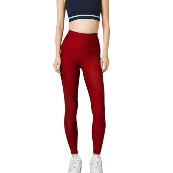 Lululemon x Roksanda My Element Tight Caliente / Rustic Coral  Size 4 High Rise - Picture 4 of 8